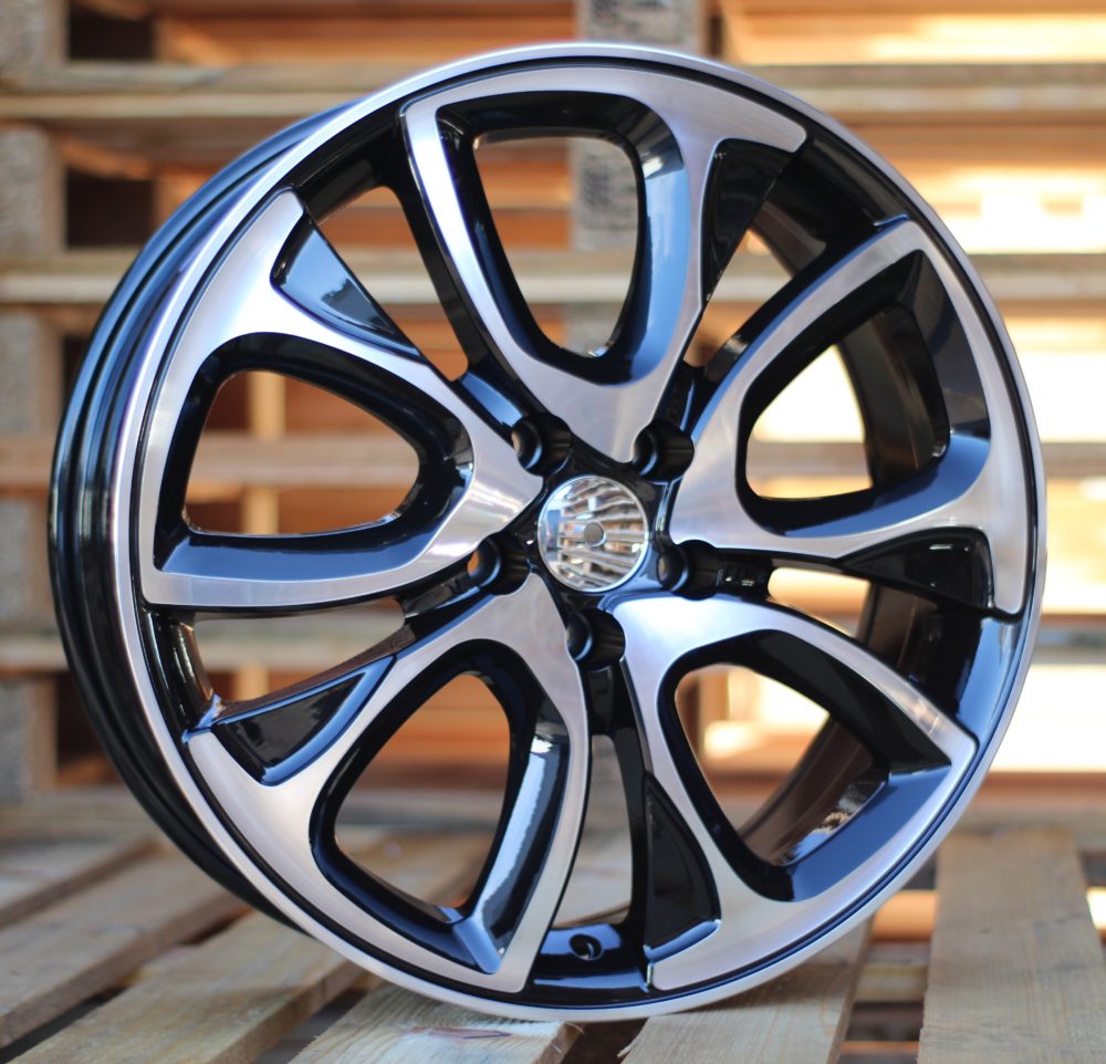 CITROËN 7x18 5x108 ET30 65,1 BY124 Noir poli