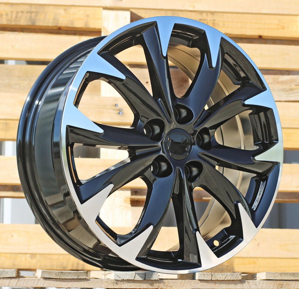 MAZDA 7x17 5x114,3 ET50 67,1 BY177 Noir poli