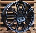 PORSCHE 8x18 5x130 ET50 71,6 BY476 Noir bord poli