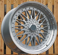 8x16 4x100/4x108 ET25 73,1 BY479 Argent bord poli