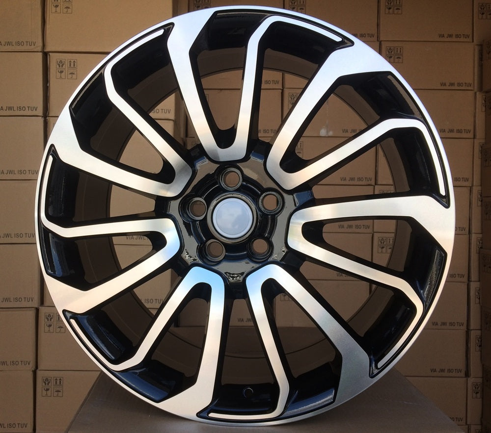 LAND ROVER 9,5x20 5x120 ET49 72,6 BY959 Noir poli