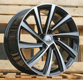 SKODA 8x19 5x112 ET45 57,1 D2403 Noir poli