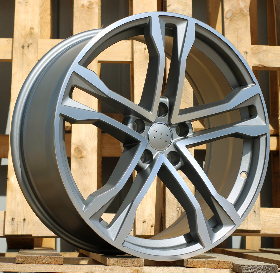 AUDI 8,5x19 5x112 ET35 66,6 D5520 Gris poli semi-mat