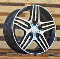 MERCEDES 7,5x16 5x112 ET35 66,6 DW202 Noir poli