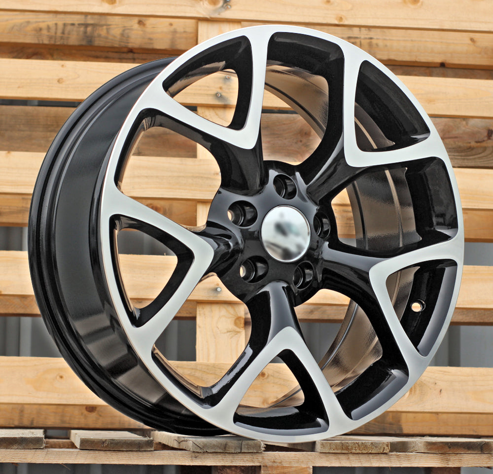 OPEL 8x18 5x115 ET41 70,1 E236 Noir poli