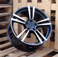 PORSCHE 9,5x20 5x130 ET55 71,6 E946 Noir poli