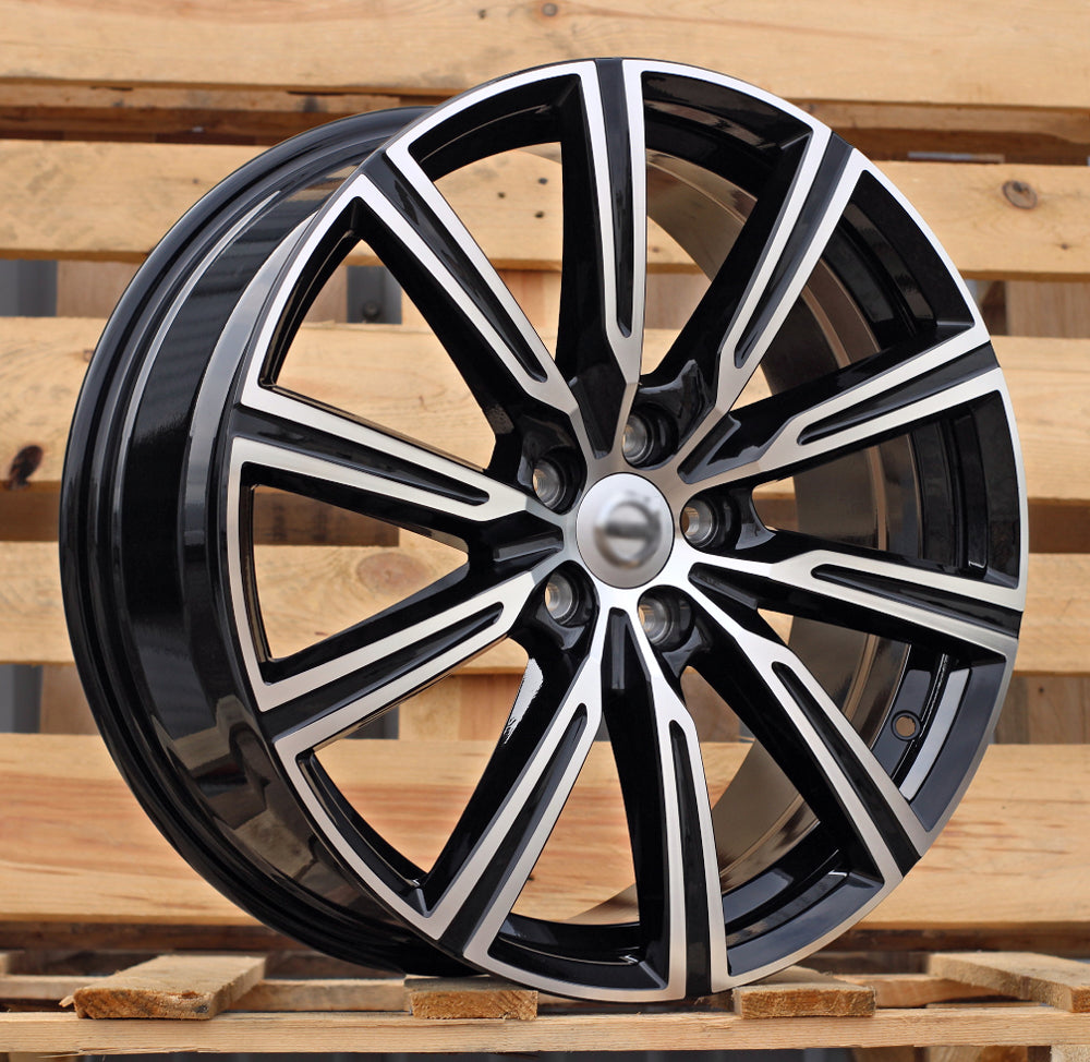 VOLVO 7,5x19 5x108 ET51 63,4 F0084 Noir poli