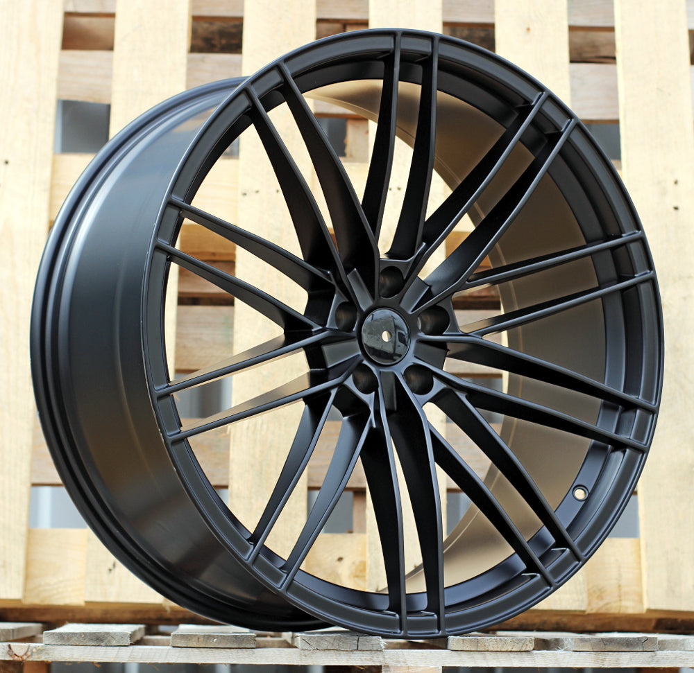 AUDI 10x22 5x112 ET18 66,6 F1995 Noir semi-mat