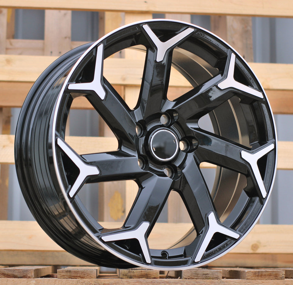 TOYOTA 8x18 5x114,3 ET40 60,1 F3051 Noir poli