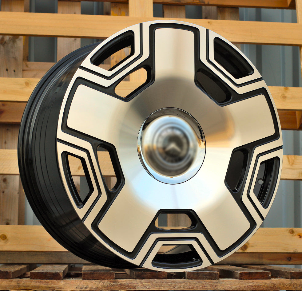 MERCEDES 10x22 5x130 ET35 84,1 F3053 Noir poli