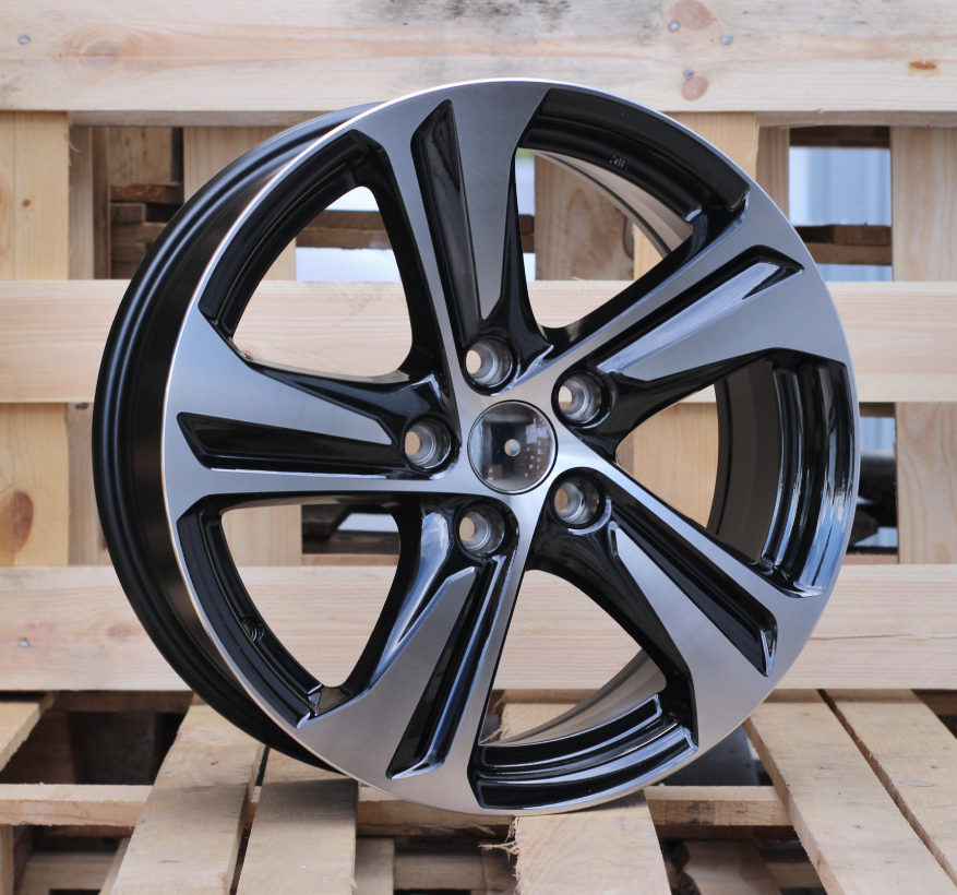 CITROËN 6,5x16 4x108 ET25 65,1 F5832 Noir poli