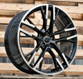 AUDI 9x21 5x112 ET30 66,6 F726 Noir poli