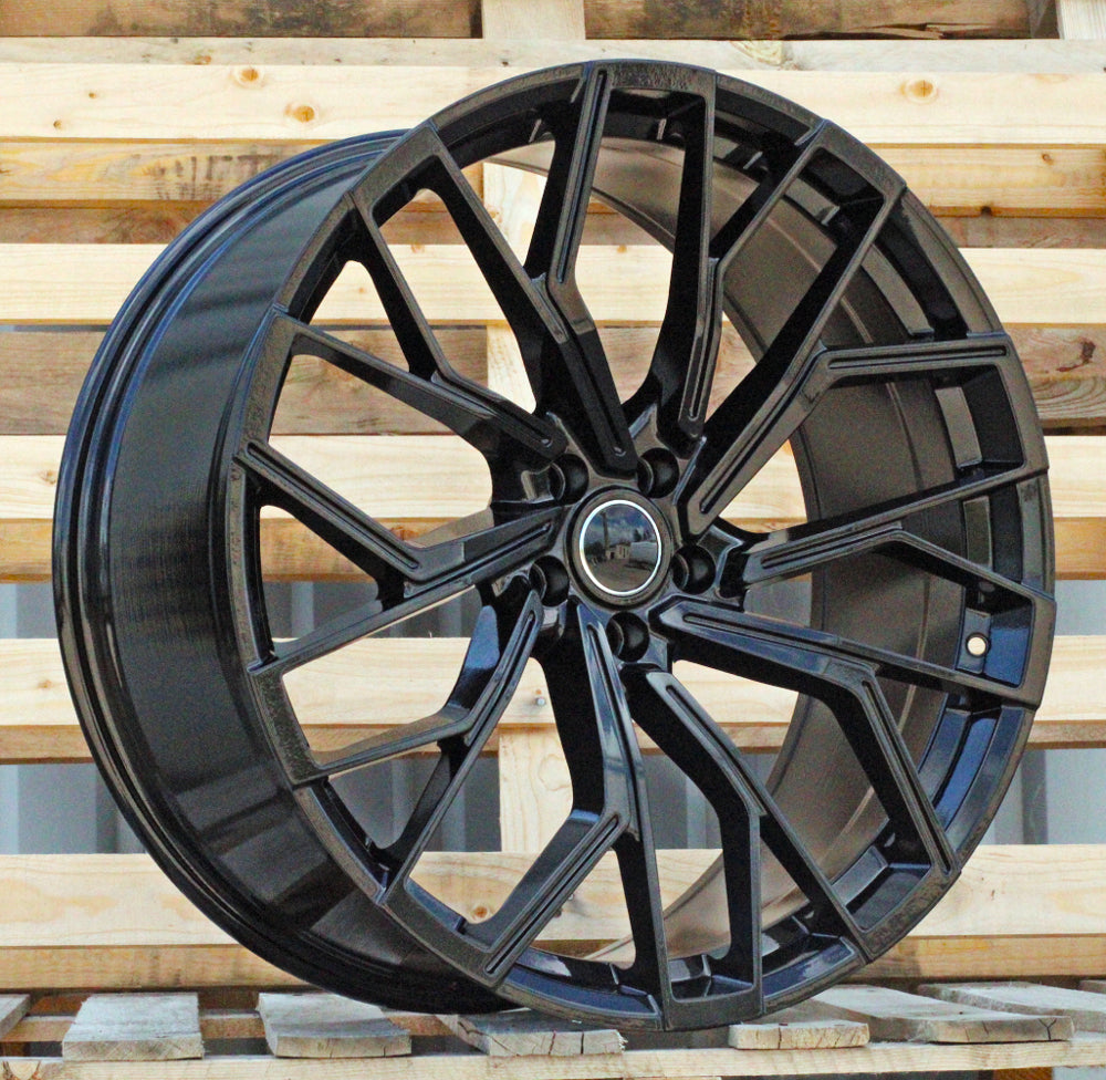 AUDI 10x22 5x112 ET26 66,6 F760 Noir brillant