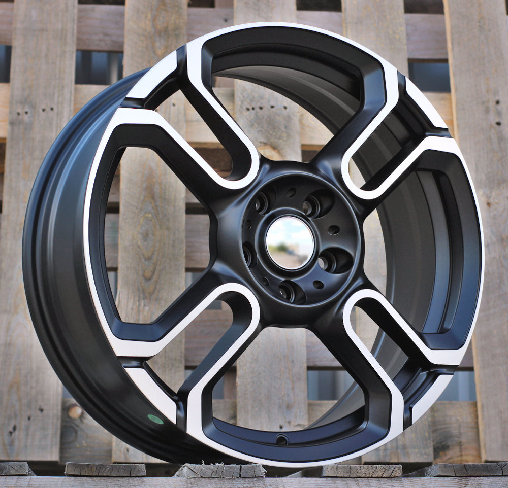 MINI 7x18 5x112 ET54 66,6 F8002 Noir poli semi-mat
