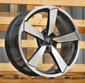 AUDI 8,5x19 5x112 ET32 66,6 F9781 Noir poli