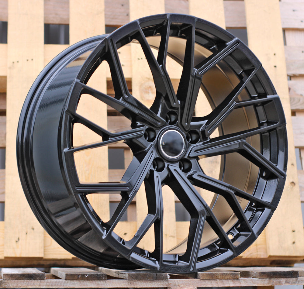 AUDI 9x20 5x112 ET30 66,6 FA760 Noir brillant