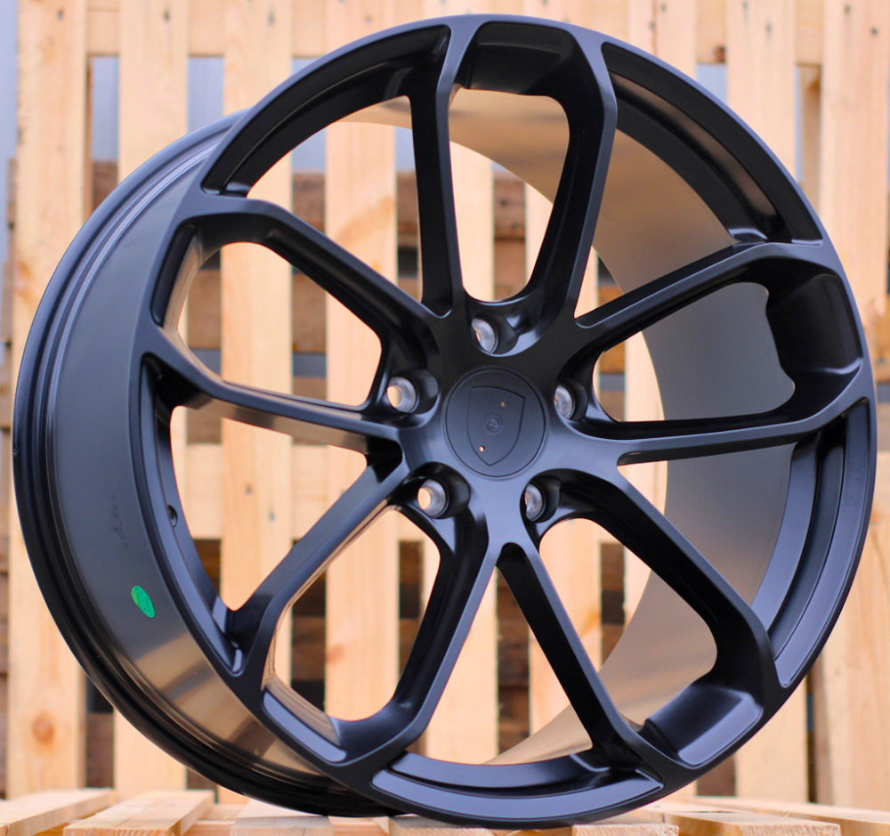 PORSCHE 11x21 5x130 ET58 71,6 FB0714J Noir mat