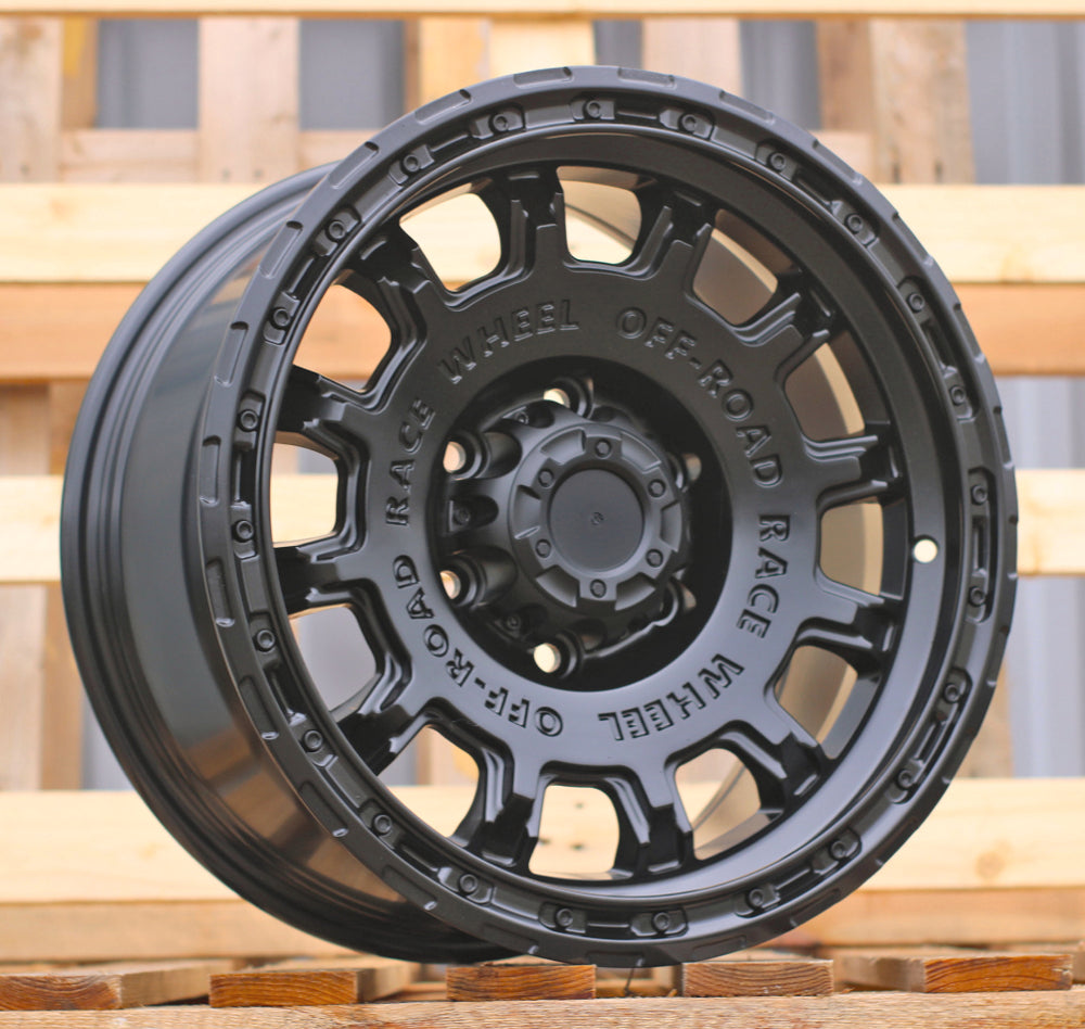 8,5x17 6x139,7 ET-12 106,1 FBX034 Noir semi-mat