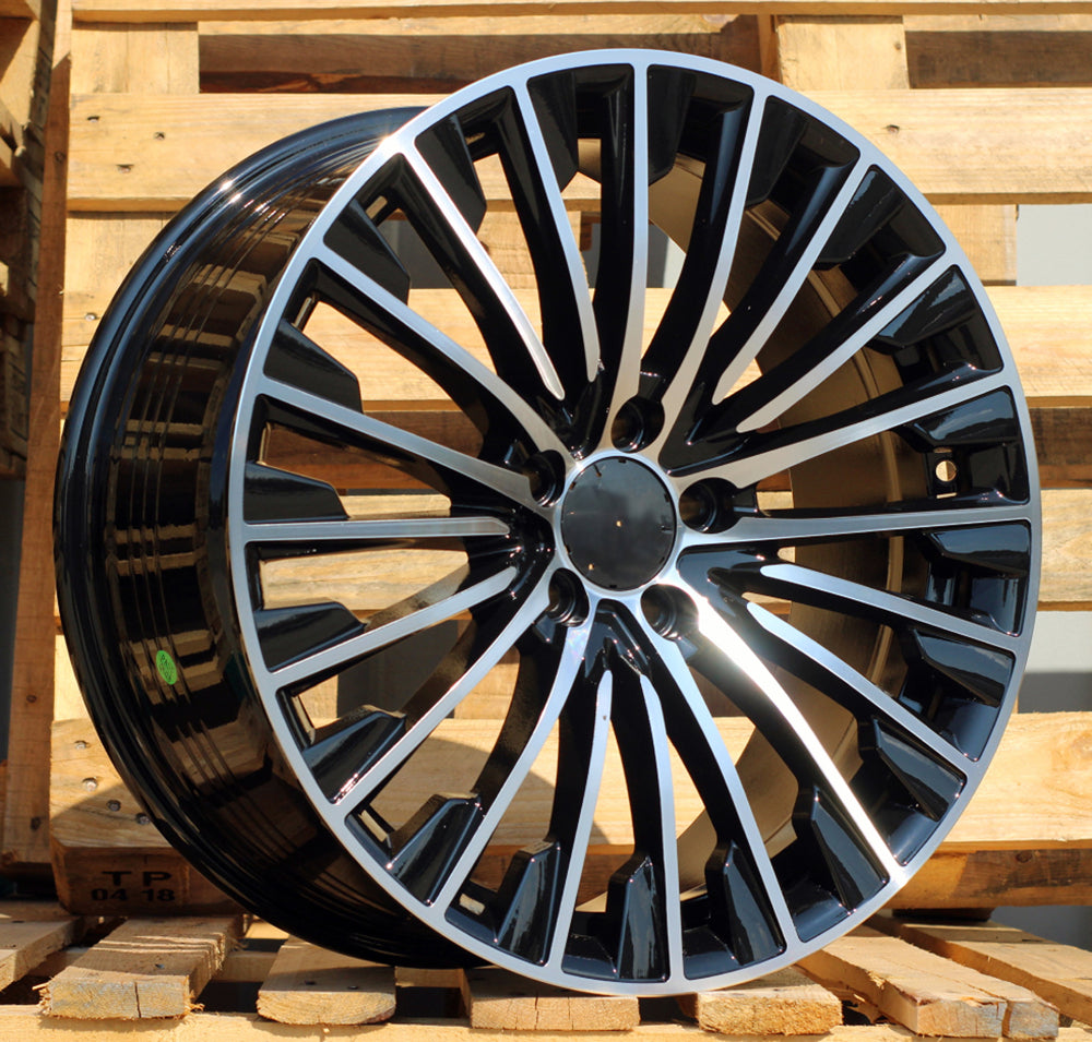 MERCEDES 9,5x19 5x112 ET45 66,6 FBX132 Noir poli