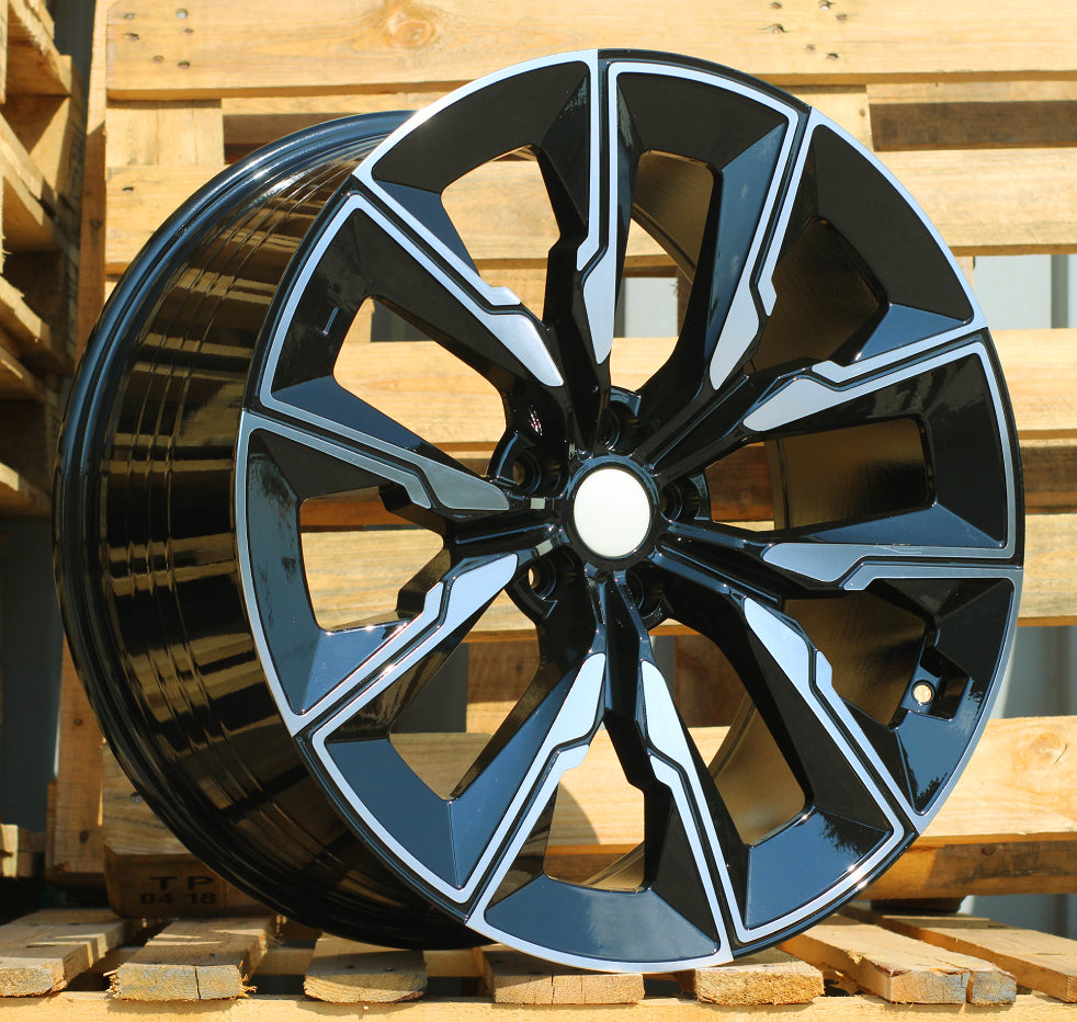 BMW 10x21 5x112 ET41 66,6 FBX144 Noir poli