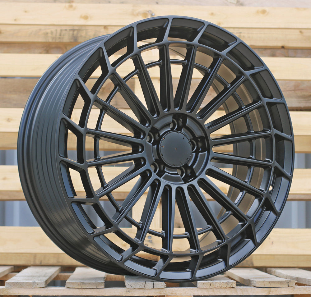 MERCEDES 9,5x22 5x112 ET45 66.6 FBX162 Noir semi-mat