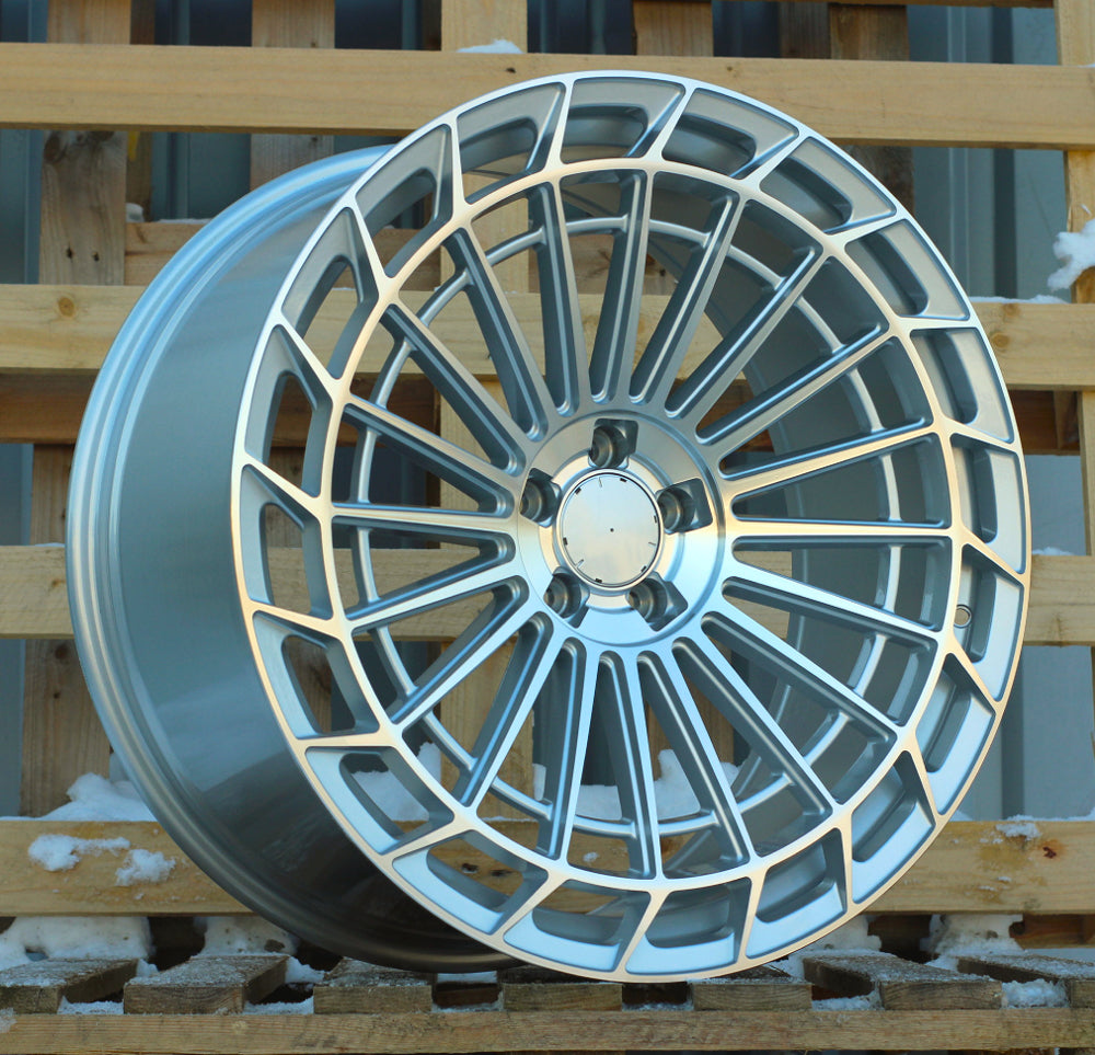MERCEDES 10,5x22 5x112 ET38 66,6 FBX162 Argent usiné