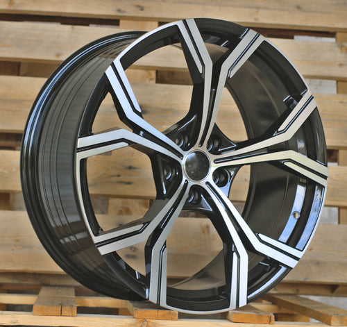 AUDI 9x20 5x112 ET35 66,6 FBX201 Noir poli