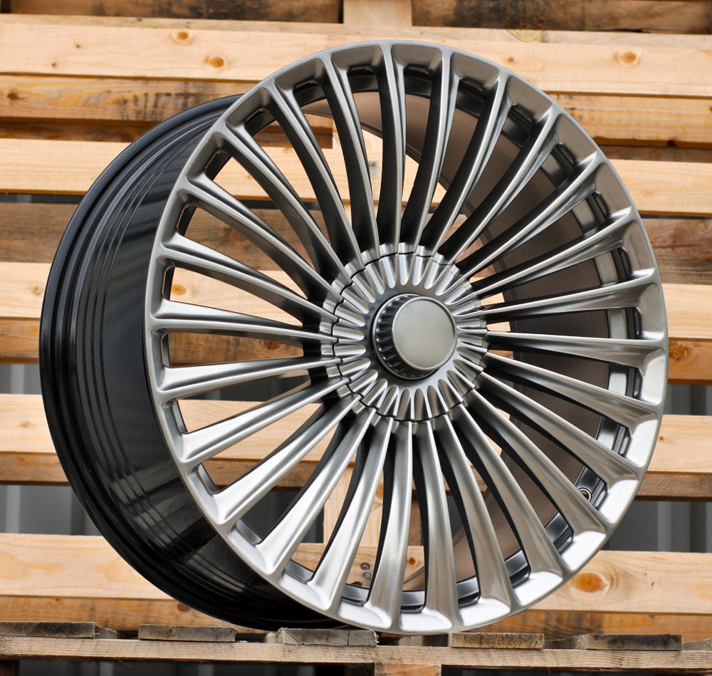 MERCEDES 9,5x19 5x112 ET45 66,6 FBX202 Noir hyper