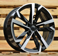 SKODA 7x17 5x112 ET46 57,1 FBX254 Noir poli