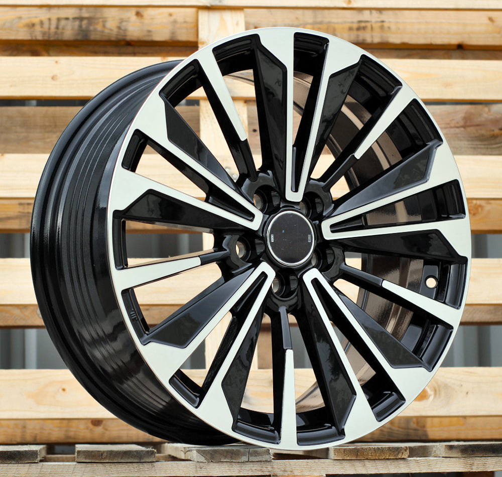 TOYOTA 7,5x17 5x114,3 ET40 60,1 FBX374 Noir poli
