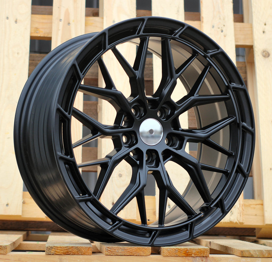 8x18 5x108 ET40 67,1 FBX384 Noir semi-mat