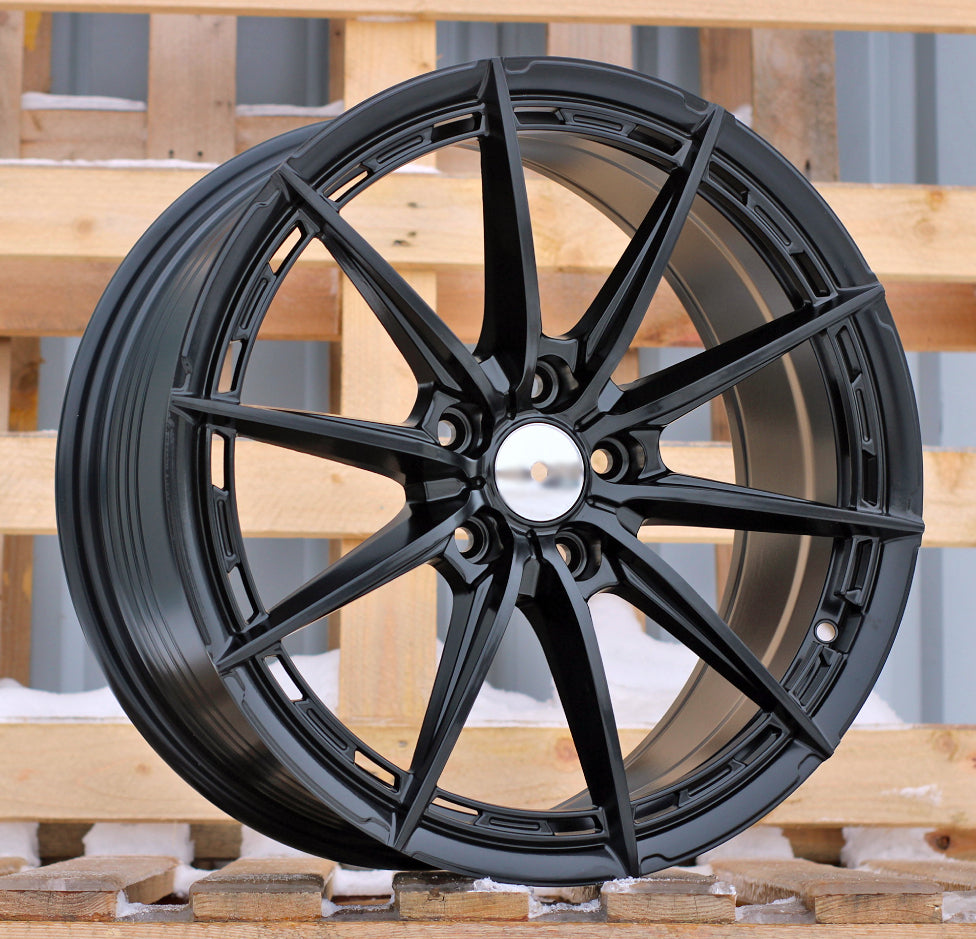 8x18 5x108 ET40 67,1 FBX414 Noir semi-mat