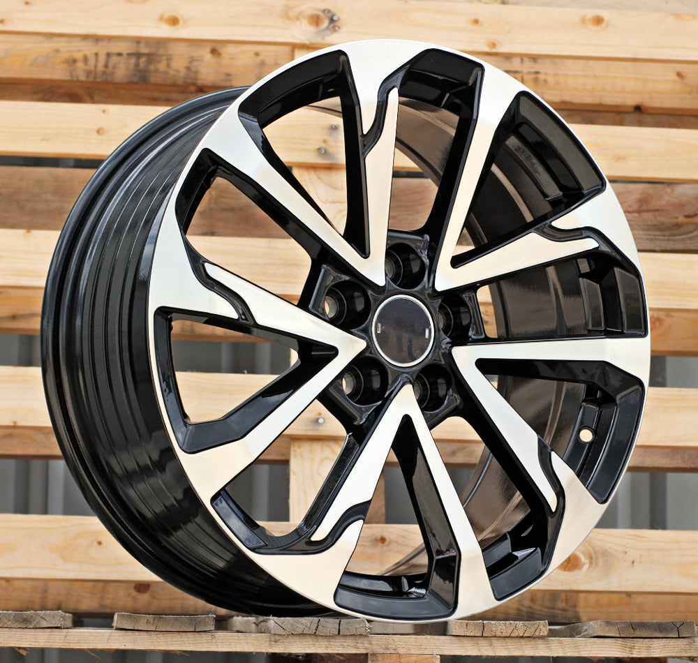 TOYOTA 7,5x17 5x114,3 ET40 60,1 FBX416 Noir poli