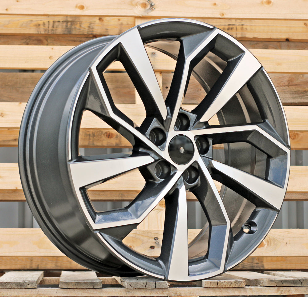 AUDI 8x19 5x112 ET39 66,6 FBX507 Gris poli