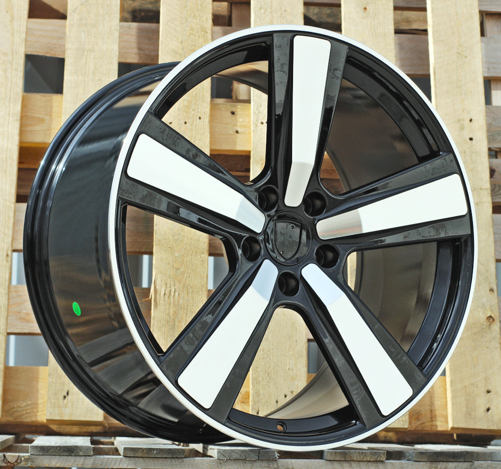 PORSCHE 10x22 5x130 ET48 71,6 FC021 Noir poli