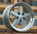 MERCEDES 8x17 5x112 ET19 66,6 FD5938 Argent bord poli