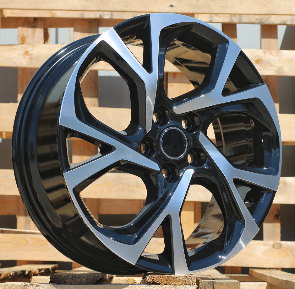 TOYOTA 7x18 5x114,3 ET50 60,1 FE132 Noir poli