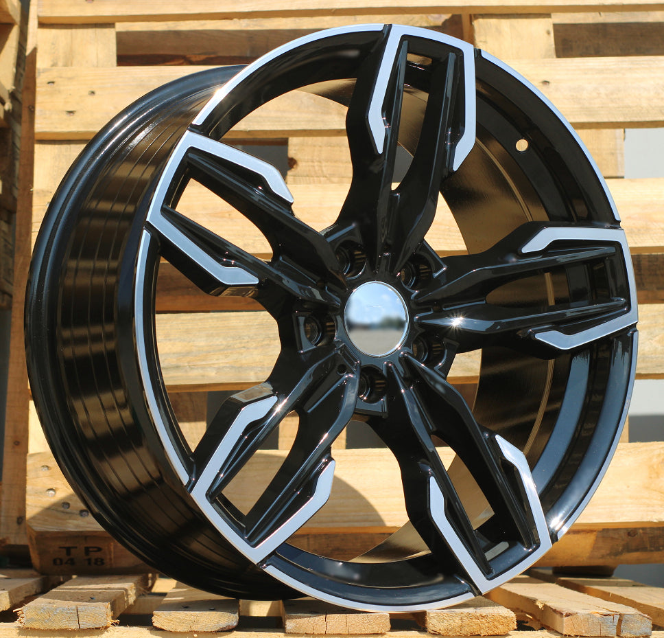 BMW 8,5x19 5x120 ET38 72,6 FE170 Noir poli