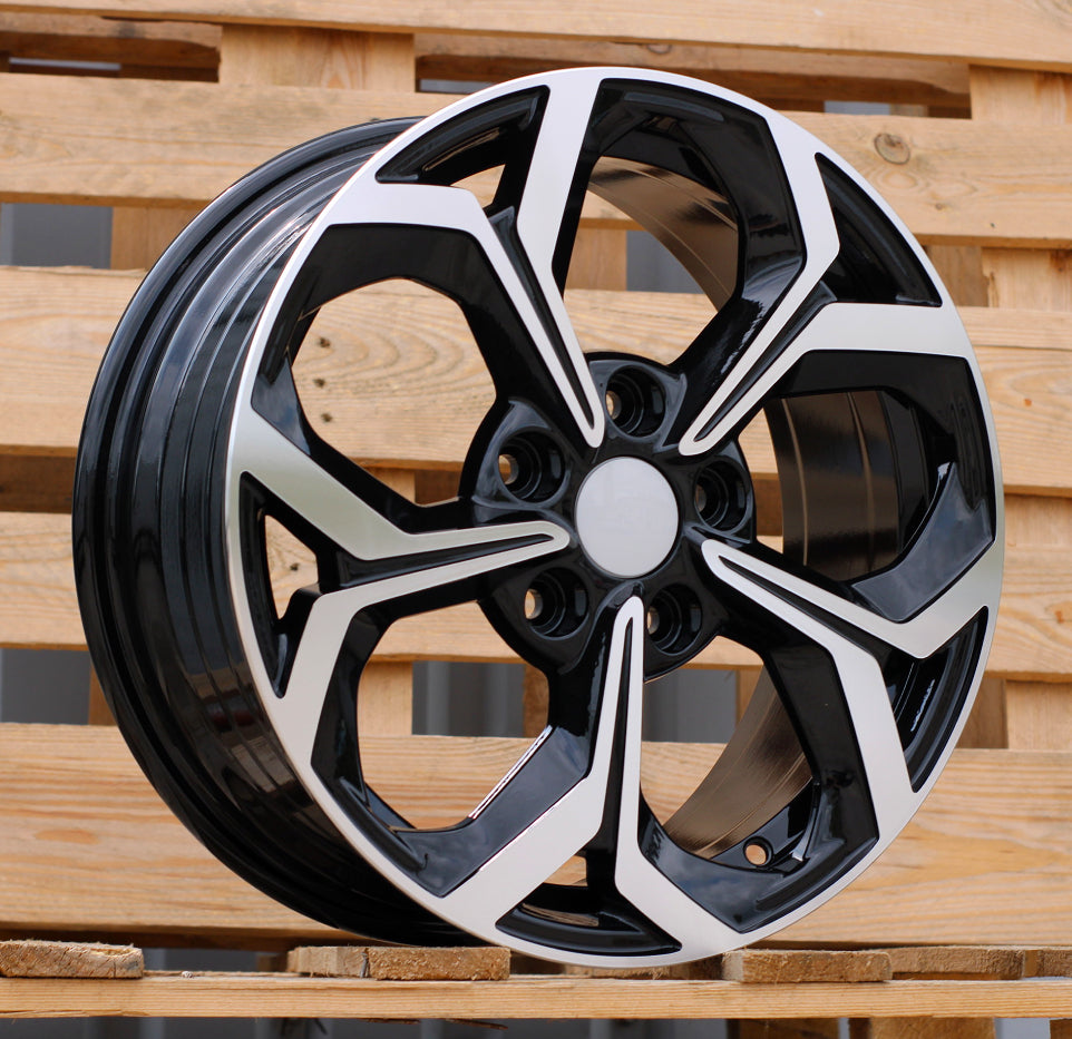 KIA 6,5x16 5x114,3 ET50 67,1 FE175 Noir poli