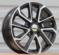 TOYOTA 7x16 5x114,3 ET40 60,1 FE177 Noir poli