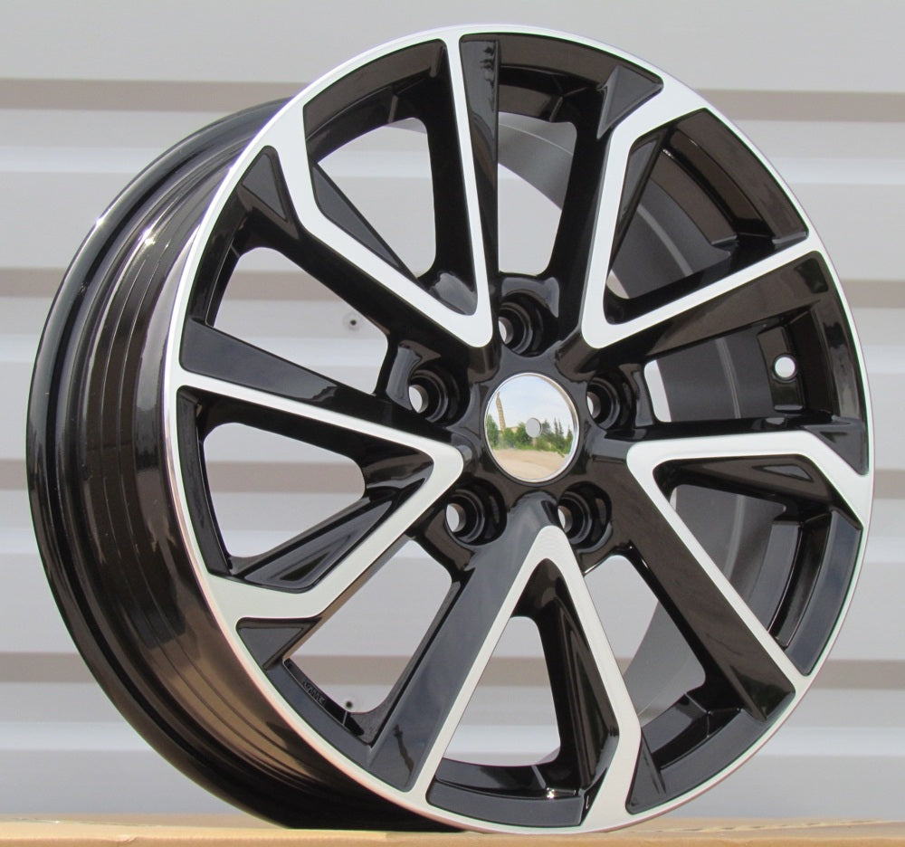 TOYOTA 7x16 5x114,3 ET40 60,1 FE177 Noir poli