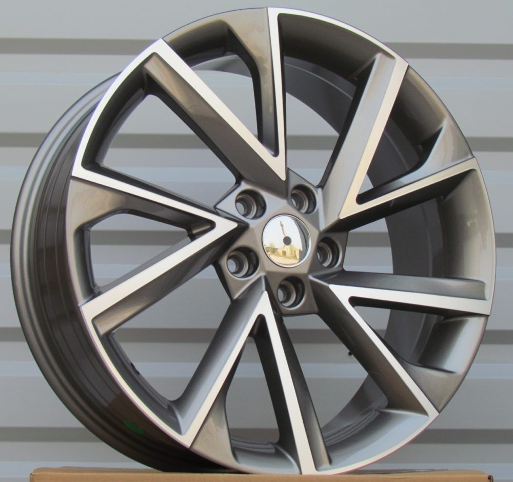 SKODA 7,5x18 5x112 ET43 57,1 FE181 Gris poli