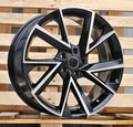 SKODA 7,5x18 5x112 ET40 57,1 FE181 Noir poli