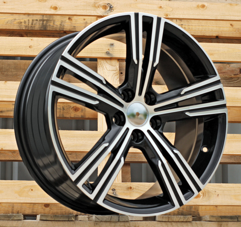 VOLVO 7,5x17 5x108 ET45 63,4 FE184 Noir poli