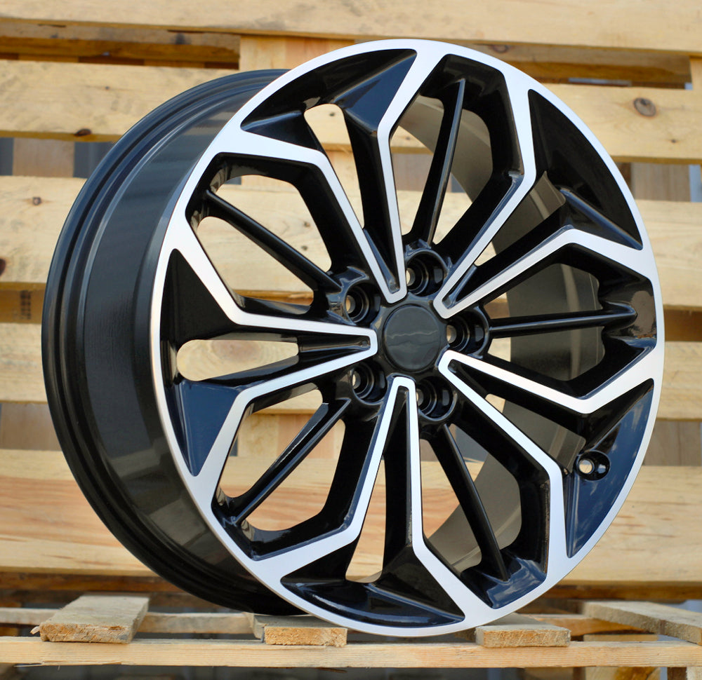 FORD 8x19 5x108 ET45 63,4 FE187 Noir poli