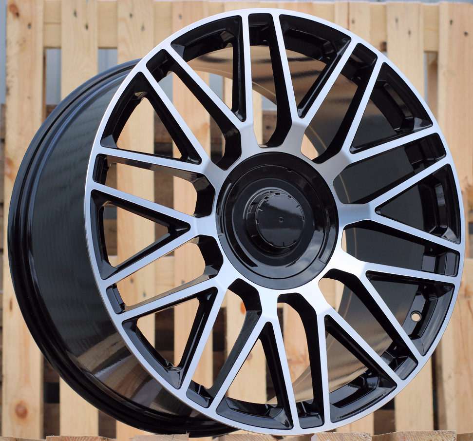 MERCEDES 11x21 5x112 ET55 66,6 FE230 Noir poli