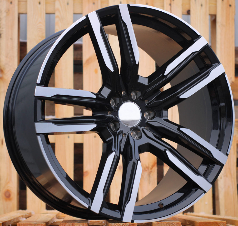 BMW 10,5x21 5x112 ET43 66,6 FE246 Noir poli
