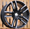 BMW 9,5x21 5x112 ET37 66,6 FE246 Noir poli
