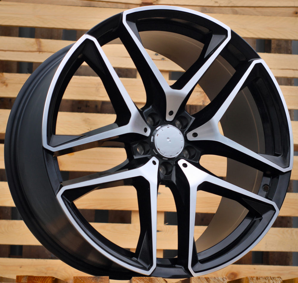 MERCEDES 10x21 5x112 ET54 66,6 FE247 Noir poli