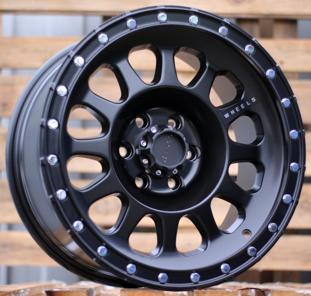 8,5x17 6x120 ET0 66,9 H1019 Noir mat